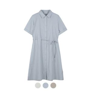 [폴햄][폴햄] 여성 린넨라이크 쿨링 셔츠 원피스_PHE2OO2260