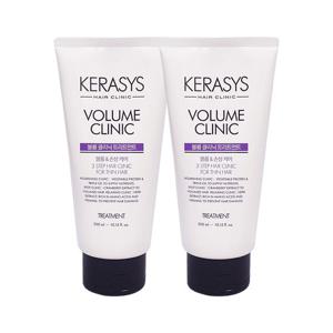 [려]케라시스 볼륨 클리닉 볼륨 손상케어 트리트먼트 300ml x2