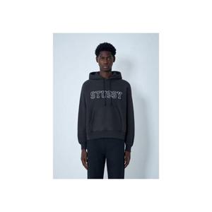 25 FW 스투시 남성 로고 모티프 후드티셔츠 sts0162013blk