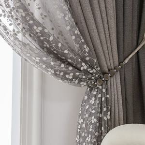 지나송 로첼라 자수 암막커튼 중형(340×230cm)