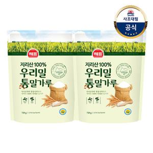 [사조대림] 우리밀통밀가루750g x2개