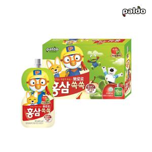 팔도 뽀로로 홍삼쏙쏙 사과매실 100ml x 10개입 주스 음료