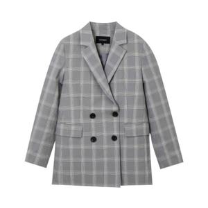 [HCONNECT] 여성 체크 더블자켓(3026011120225_100)