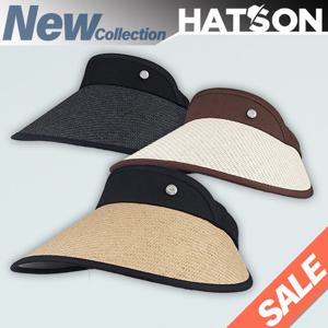 [햇츠온]여성 여름 자외선 차단 썬캡 밀짚 모자 H3-1205 AA-30