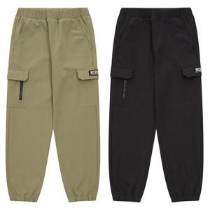 [에꼴리에]에꼴리에 더센트럴 나일론 본딩 언발 카고 조거 바지 24D1204