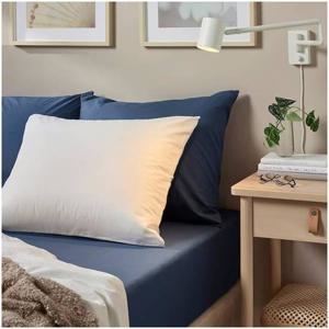 이케아 울비데 매트리스커버 다크블루 180x200cm 침구 매트리스 커버