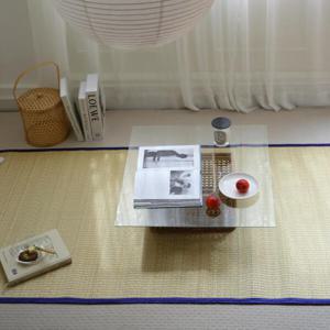 아트박스/메종드룸룸 블루라인 대나무자리 카페트