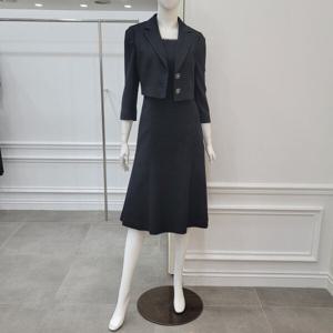 [미니멈]자켓 레이어드 원피스 (MXCAWO7150 BK7)_IC