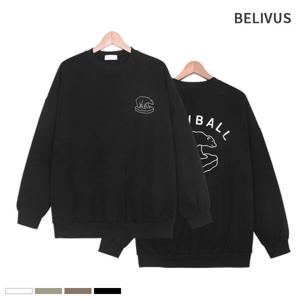 [빌리버스]빌리버스 남자 맨투맨 라운드 긴팔 티셔츠  BBN054