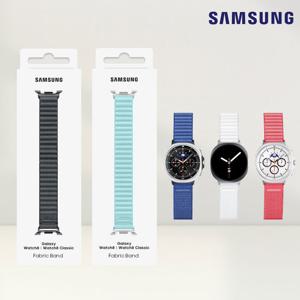 삼성 정품 갤럭시워치8 시리즈 패브릭 스트랩 밴드 벨크로 시계줄 슬림 S/M 워치8 클래식 ET-SVL32 N