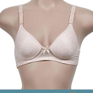 쏘로사떼 플라워 노와이어 메쉬 A컵 인견브라 푸쉬업