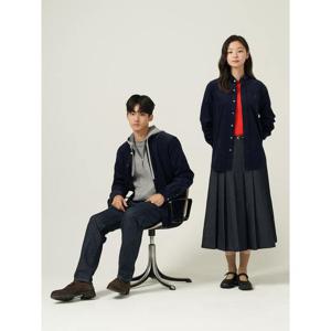 [빈폴멘] 남녀공용 코듀로이 셔츠 - 네이비 (BC5964C33R)