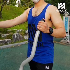 녹족 맨즈 컴뱃 헬스 나시 블루