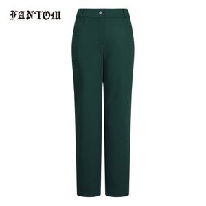 [팬텀] 여성 본딩 백포켓 포인트 배기 팬츠