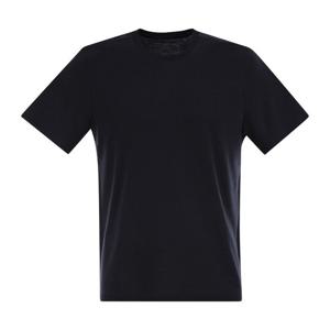 마제스틱필라쳐 블랙 크루넥 반팔 티셔츠 S25M296 003