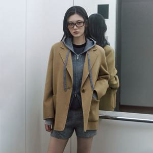 [LAP] 랩 (핸드)원버튼 울혼방 자켓 겨울 코트 (AR4WTA63)