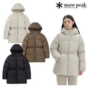 [백화점]스노우피크 [택가 369,000원] 티피코 여성 후드 벨티드 다운 자켓 (S24WWTDJ03)