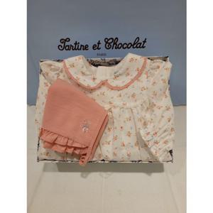 쇼콜라 GF레이플라워슈트모자세트 (TTPMBO031P)봄여아외출복출산백일돌선물