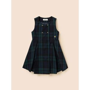 [빈폴키즈] 체크 스쿨룩 베스트형 원피스  그린 (BI6171G04M)