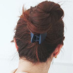 뮤트 무광 반머리 집게핀_소 5color