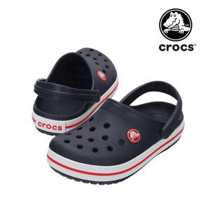 크록스 크록밴드 클로그 토들러 네이비레드 207005-485