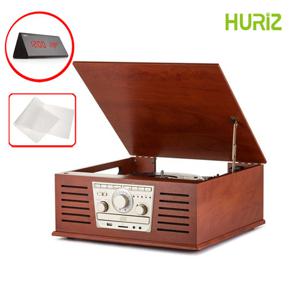 휴라이즈 오디오 HR-TS100 턴테이블 CD플레이어 블루투스 라디오