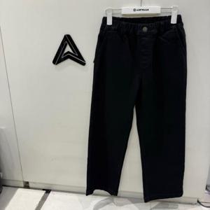 에어워크주니어-메종피치 CB01 흑청 이중지 와이드팬츠 M248G3183A