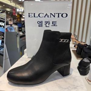 엘칸토 HC06 여성 양가죽 스판장식앵클부츠 5cm기모 LCWA60U54C