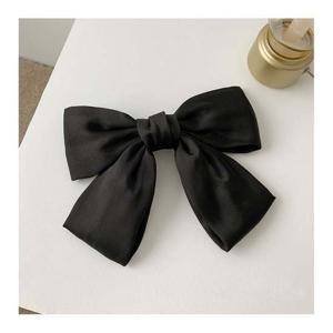 실크 리본 머리핀 X2개 헤어핀 겨울 헤어 악세사리