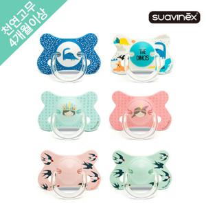 [스와비넥스] 인디언 퓨전 일자형 노리개젖꼭지(천연고무) 2단계