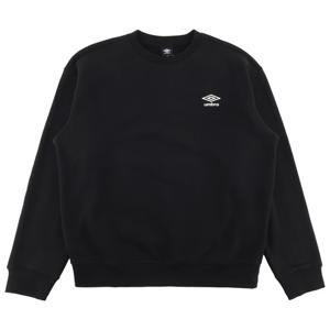 엄브로 에센셜 기모 스몰로고 맨투맨 UQ423CFSO1BLK