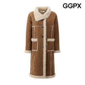 [지지피엑스]스노우 무스탕 롱 코트 GPCCT006F