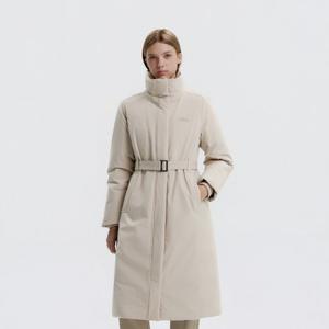 내셔널지오그래픽N254WDW350 여성 어반 노사시 코트형 구스 롱다운 MOURNING BEIGE