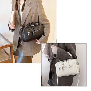 UR81 모던 박스핏 여성 토트 크로스백 데일리 핸드백