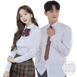 아트박스/두두 교복몰 (3장 패키지) 남여 최고급 교복셔츠 3장