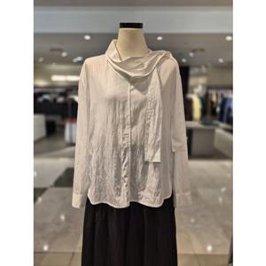 [비지트인뉴욕] 모크넥 타이 블라우스 (VB9LS13)