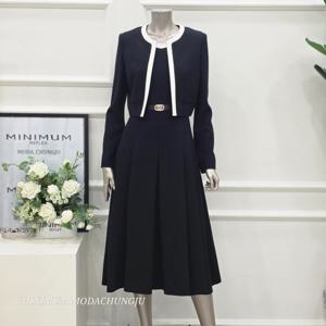 [미니멈]MD 라인배색 자켓 원피스 셋트 MD MM1AGWO1930