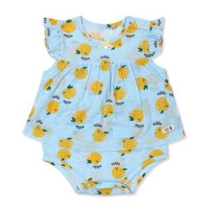 [오가닉맘]  MGMLQS12 애플린블루민소바디수트