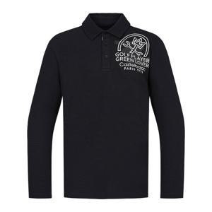 [까스텔바작] 남성 가슴 원포인트 카라 티셔츠_BGDSTL001BK