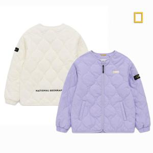 내셔널지오그래픽키즈(이월)  (K241UPD010-JSJS) 카라리스 패딩 점퍼 퀼팅 남여공용
