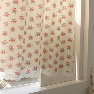 아트박스/앤코튼 로즈가든 크로쉐 레이스 가리개커튼/가림막커튼