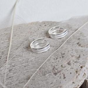 [이쁜] 에폭시링 실버 귀걸이