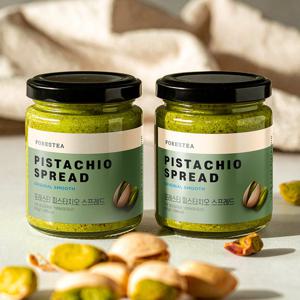 국내제조 무첨가 100% 피스타치오 스프레드 200g 2병 무설탕 무가당