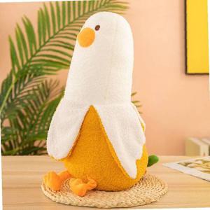 귀여운 바나나 오리 바디필로우 인형 쿠션 애착 봉제