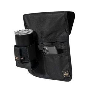 카즈미 사이드포켓 캠핑 의자 컵홀더 수납 가방 블랙