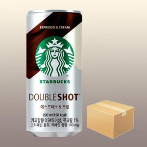 스타벅스 더블샷 에스프레소앤크림 200ml x 36캔/커피