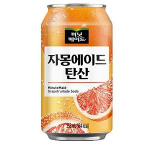 [해태] 미닛메이드 자몽에이드 탄산 355ml 48개