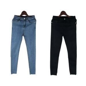 기본 스키니진 왕 스판바지 하이웨스트 군살정리팬츠