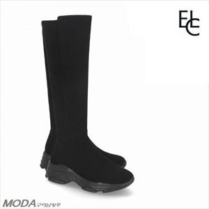 [엘칸토]쿠션UP 스웨이드 스판 통굽 여성 롱 부츠 2XWL03XS_GN