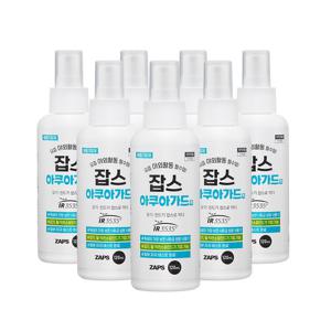 휴대용 기피제 잡스 아쿠아가드액 120ml 10세트 모기 진드기 파리 퇴치제